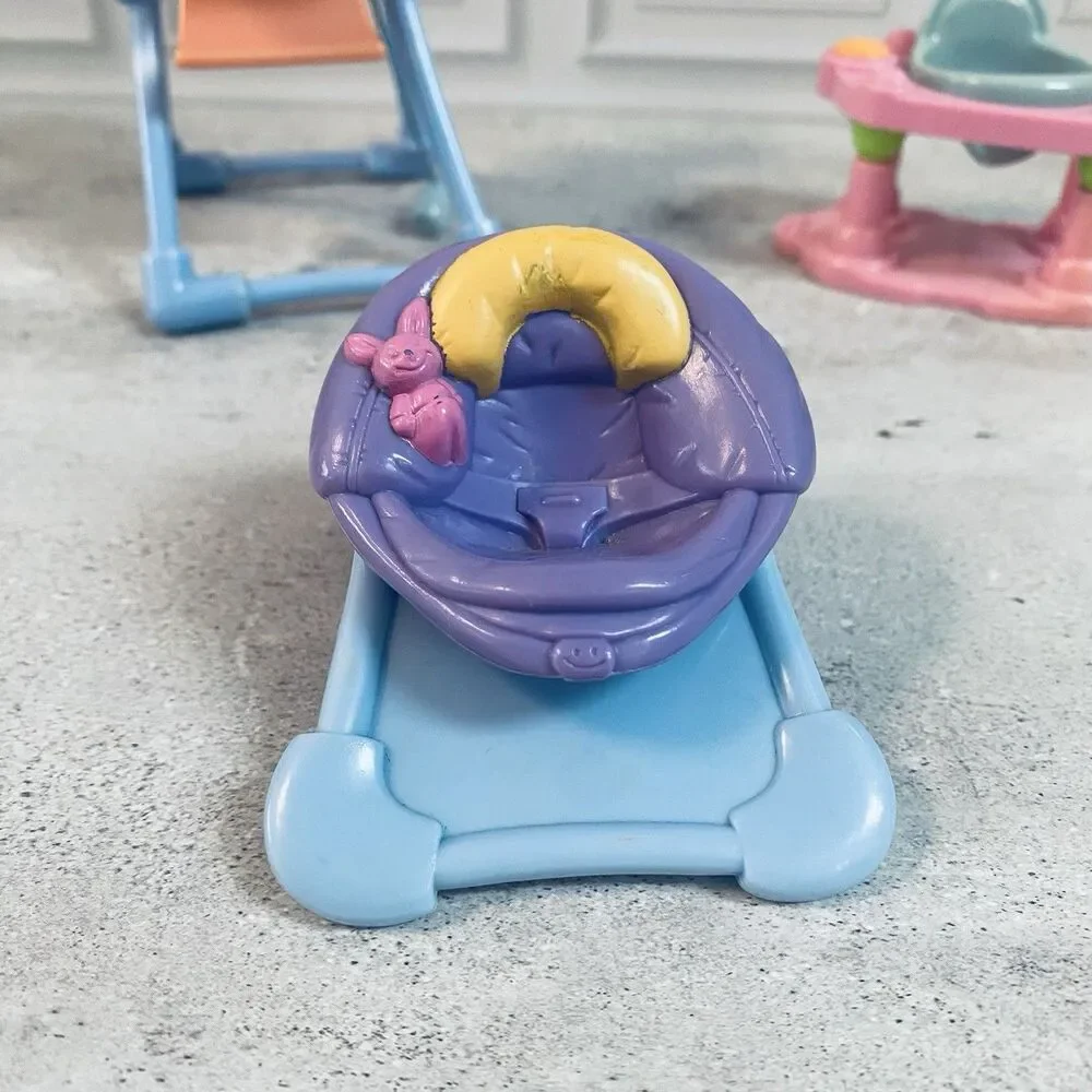 Vintage Fisher Price Loving Family  Baby Exersaucer High Chair Carrier 2003